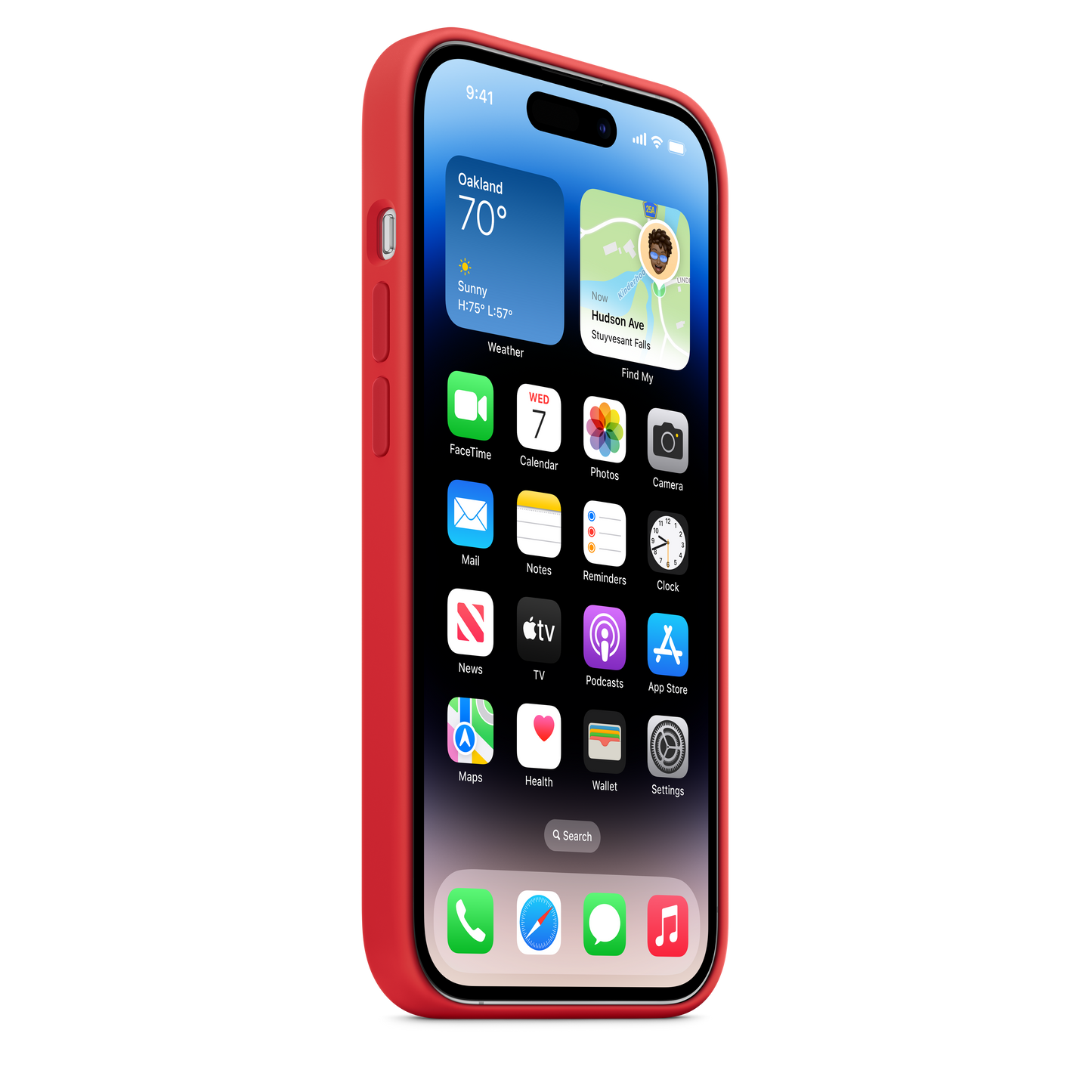 Funda de silicona con MagSafe para el iPhone 14 Pro - (PRODUCT)RED - Rossellimac