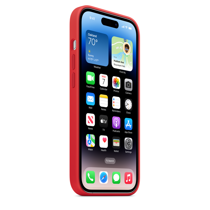 Carcasa de silicona con MagSafe para el iPhone 13 Pro Max - (PRODUCT)RED -  Apple (CL)