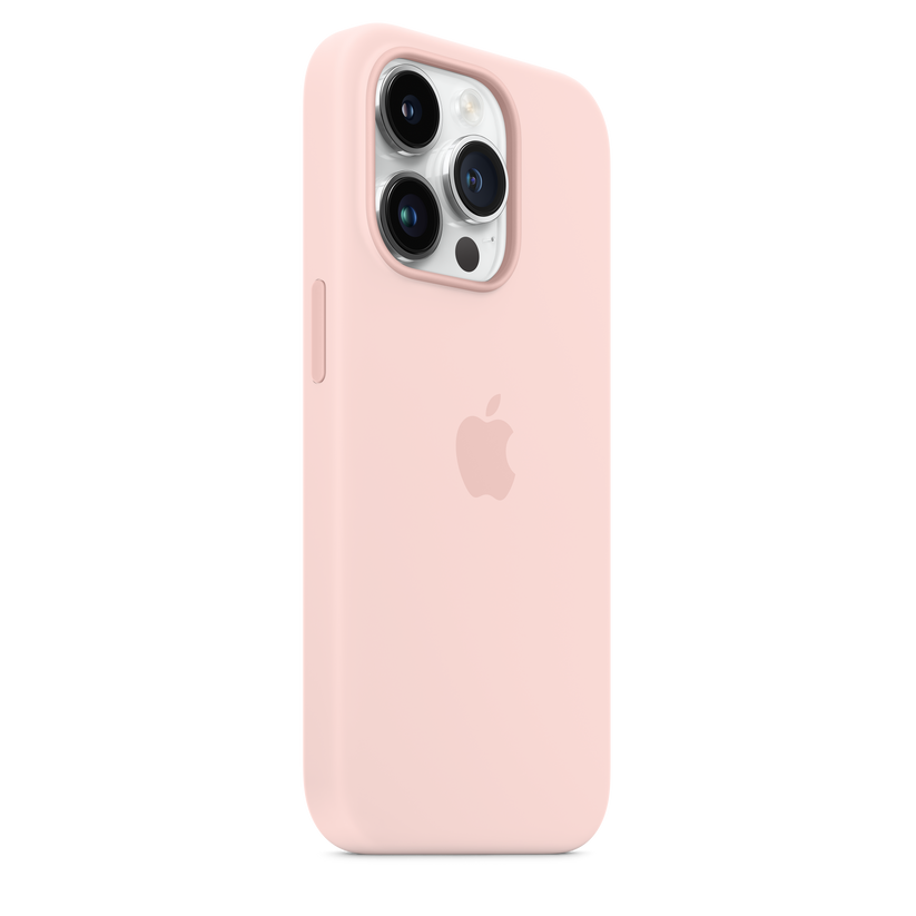 Funda de silicona con MagSafe para el iPhone 14 Pro - Rosa caliza - Rossellimac