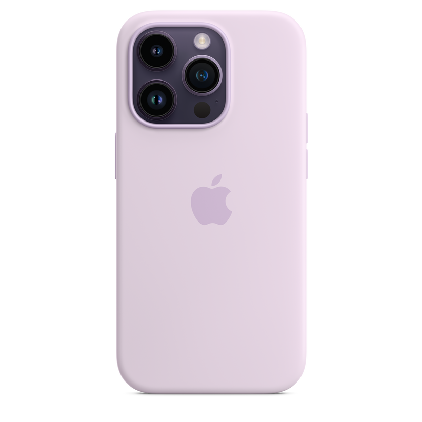 Funda de silicona con MagSafe para el iPhone 14 Pro - Lila - Rossellimac