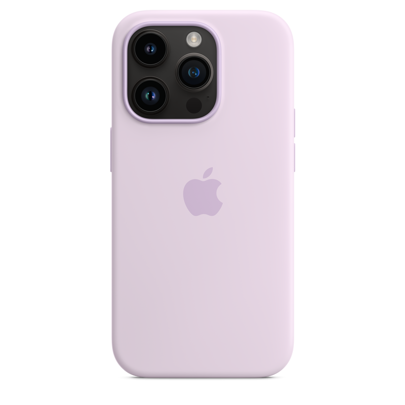 Funda de silicona con MagSafe para el iPhone 14 Pro - Lila - Rossellimac