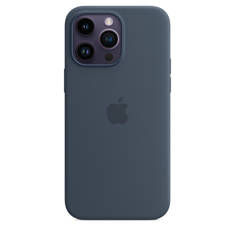 Funda de silicona con MagSafe para el iPhone 14 Pro Max - Azul tempestad - Rossellimac