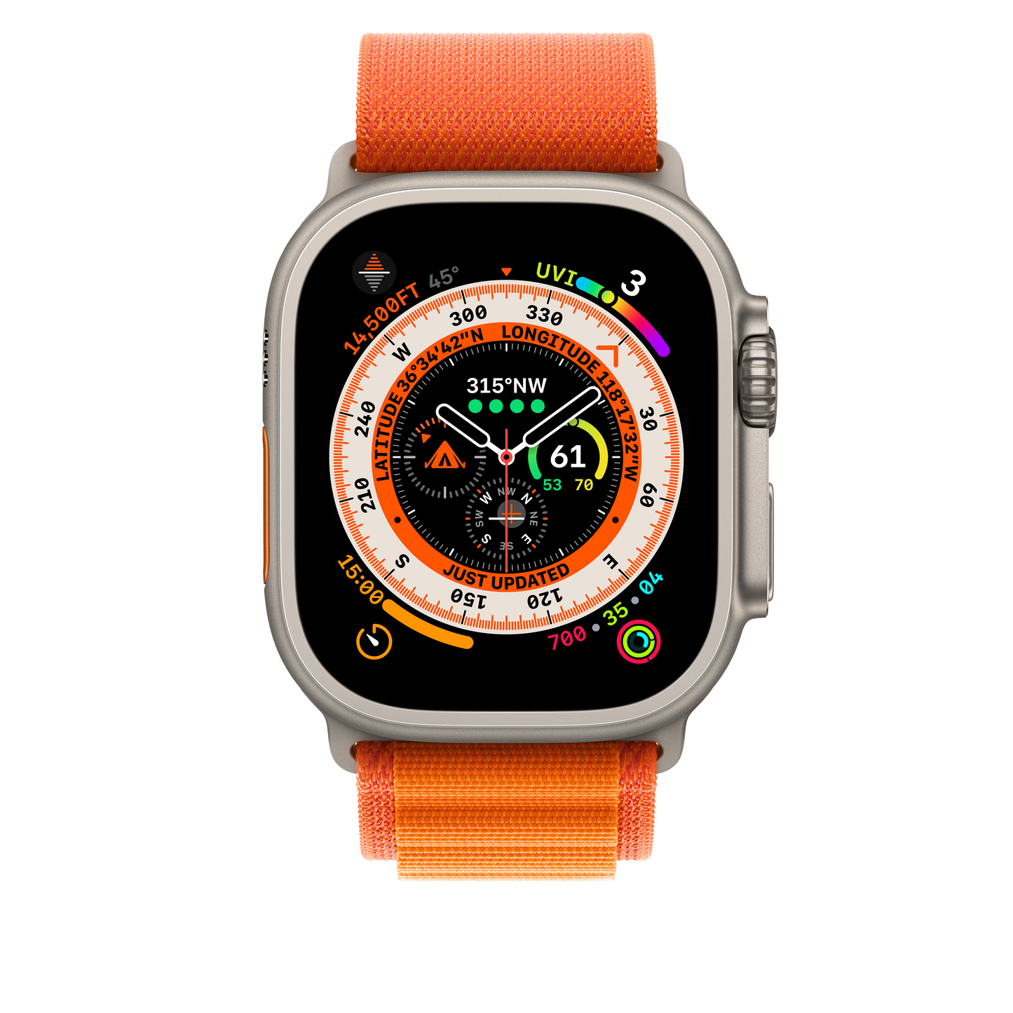 Correa Loop Alpine naranja (49 mm) - Talla L - Rossellimac