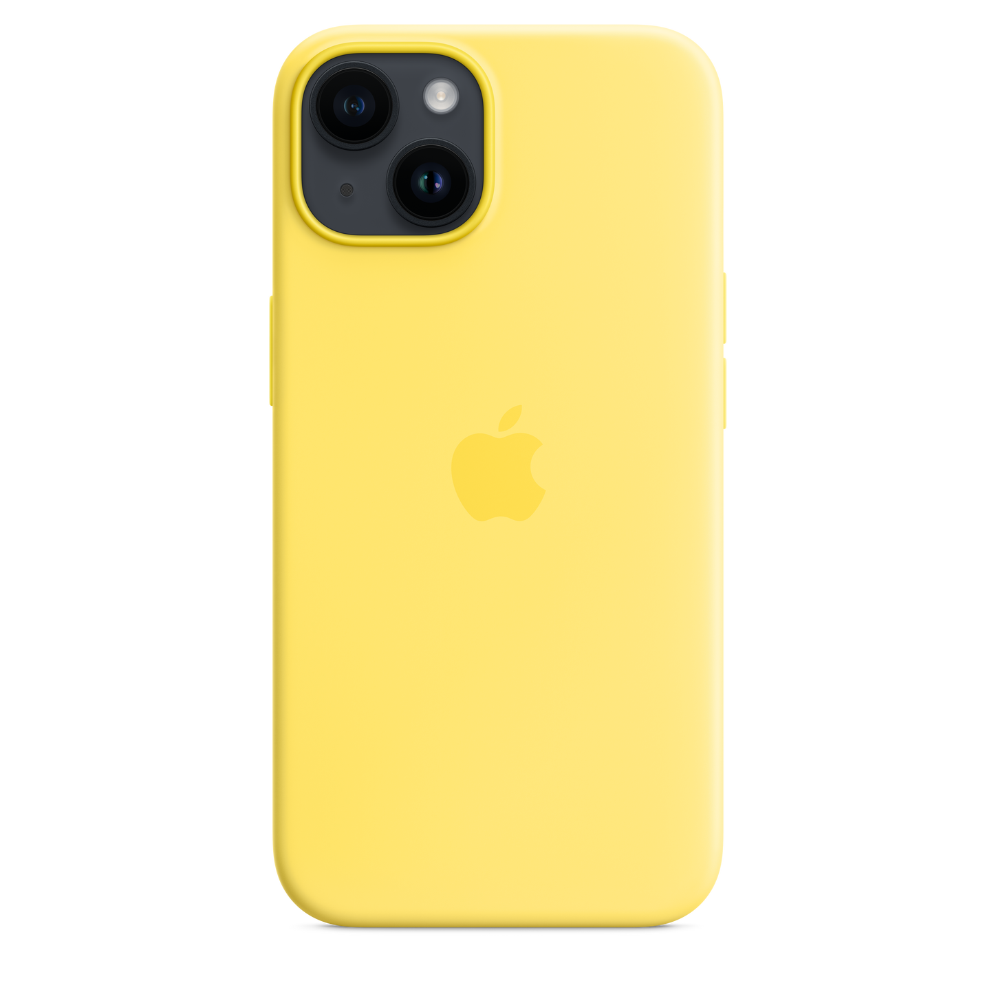 Funda de silicona con MagSafe para el iPhone 14 - Amarillo canario - Rossellimac