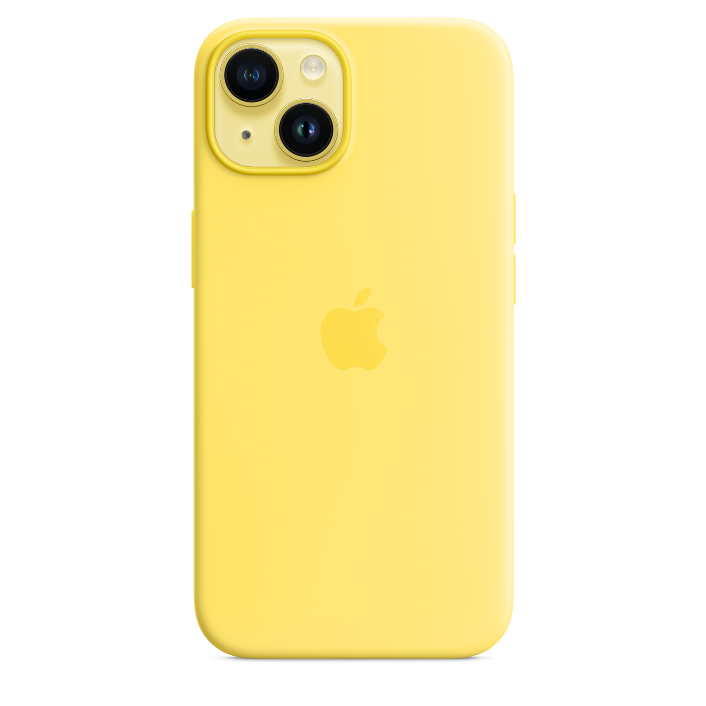 Funda de silicona con MagSafe para el iPhone 14 - Amarillo canario - Rossellimac