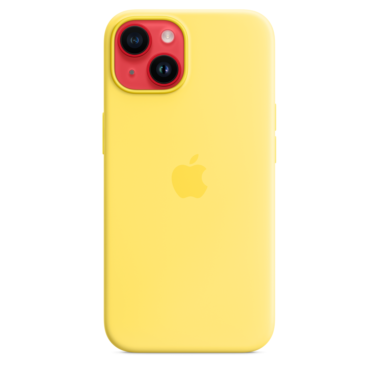 Funda de silicona con MagSafe para el iPhone 14 - Amarillo canario - Rossellimac