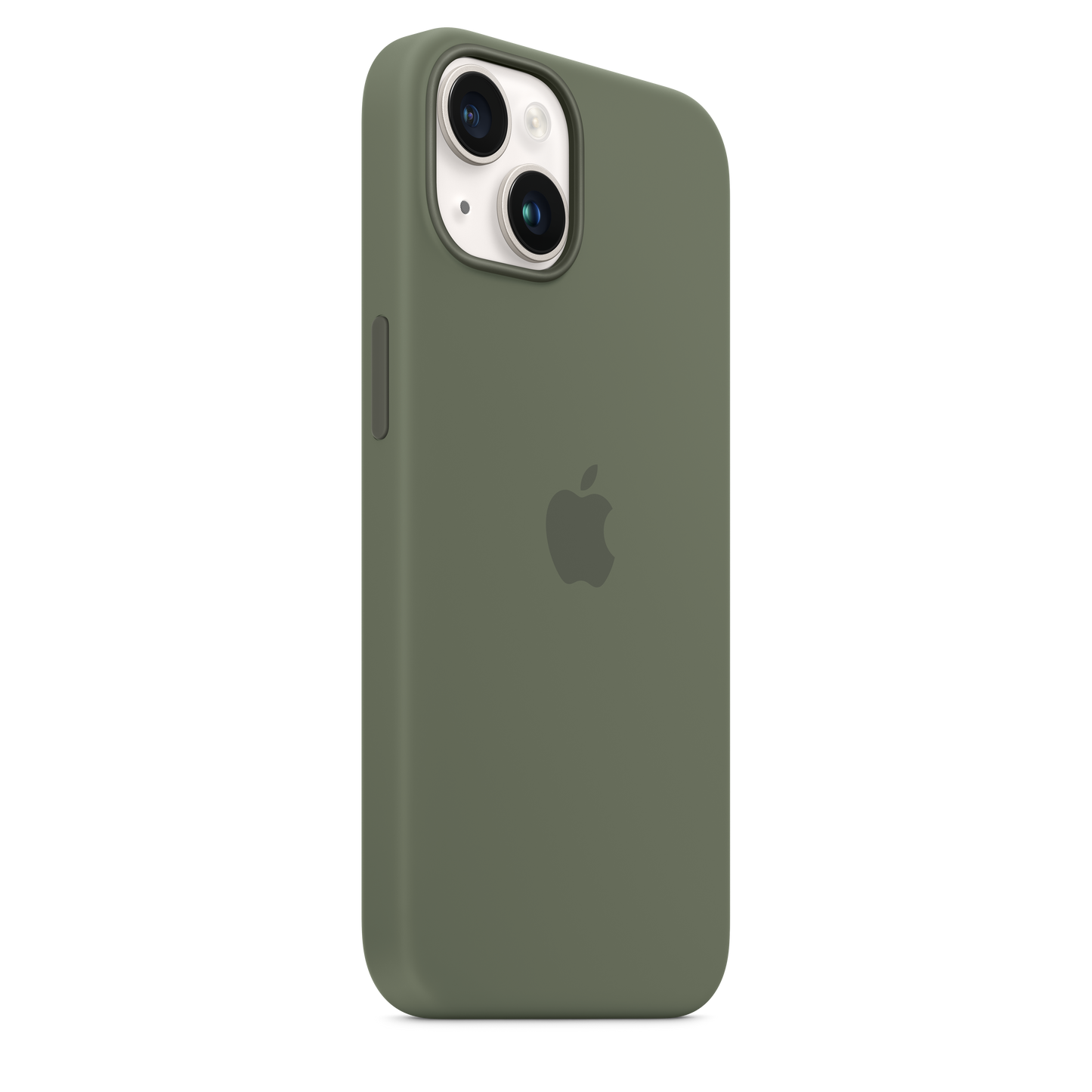 Funda de silicona con MagSafe para el iPhone 14 - Verde oliva - Rossellimac