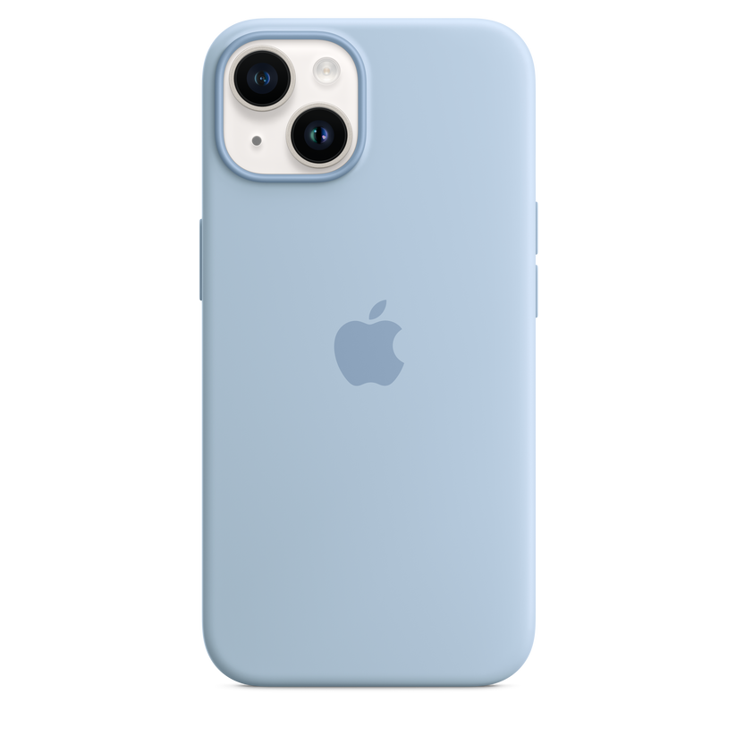 Funda de silicona con MagSafe para el iPhone 14 - Azul celeste - Rossellimac