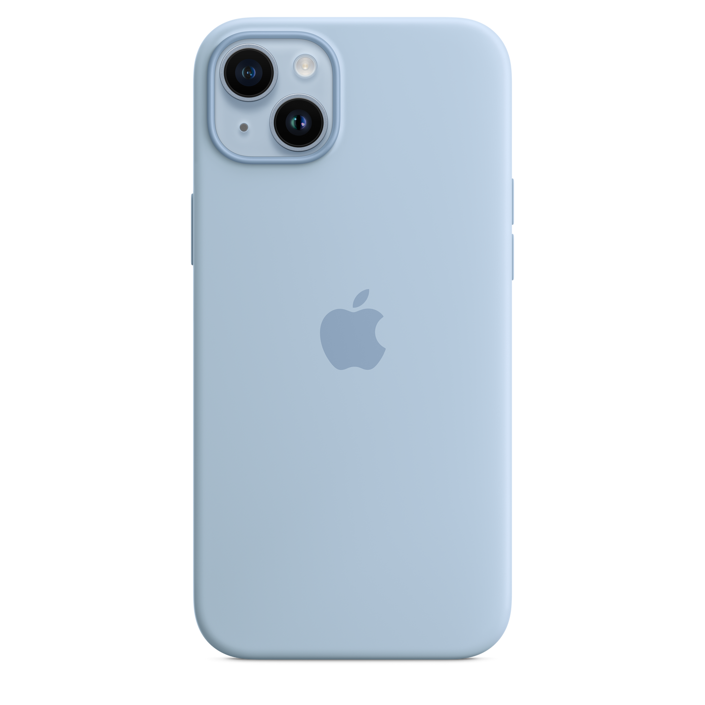 Funda de silicona con MagSafe para el iPhone 14 Plus - Azul celeste - Rossellimac