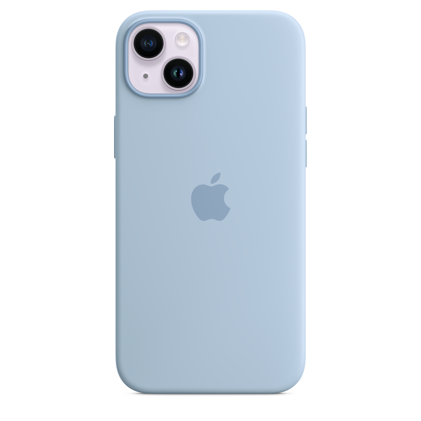 Funda de silicona con MagSafe para el iPhone 14 Plus - Azul celeste - Rossellimac