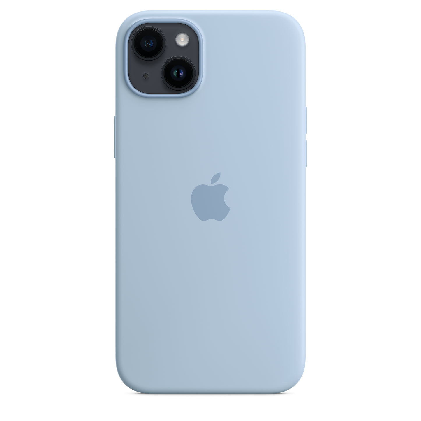 Funda de silicona con MagSafe para el iPhone 14 Plus - Azul celeste - Rossellimac