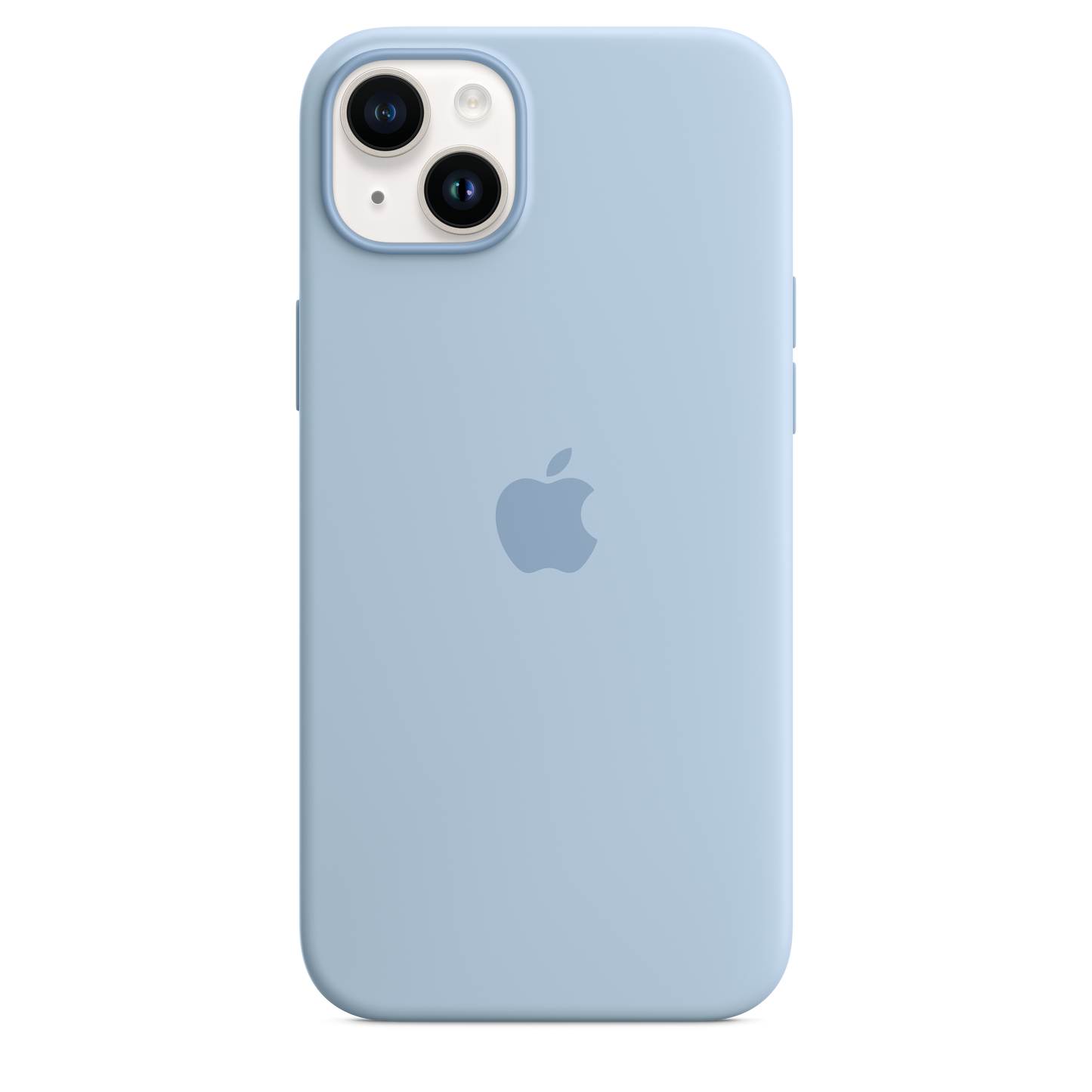Funda de silicona con MagSafe para el iPhone 14 Plus - Azul celeste - Rossellimac