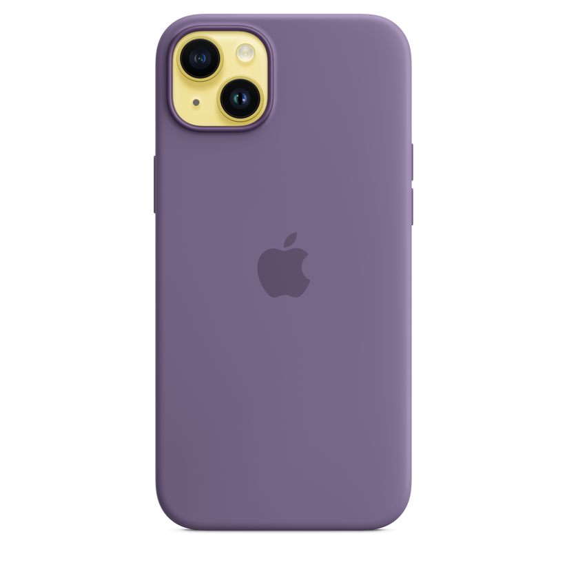Funda de silicona con MagSafe para el iPhone 14 Plus - Lirio - Rossellimac