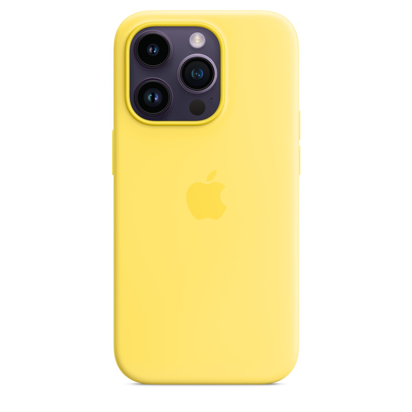 Funda de silicona con MagSafe para el iPhone 14 Pro — Amarillo canario - Rossellimac