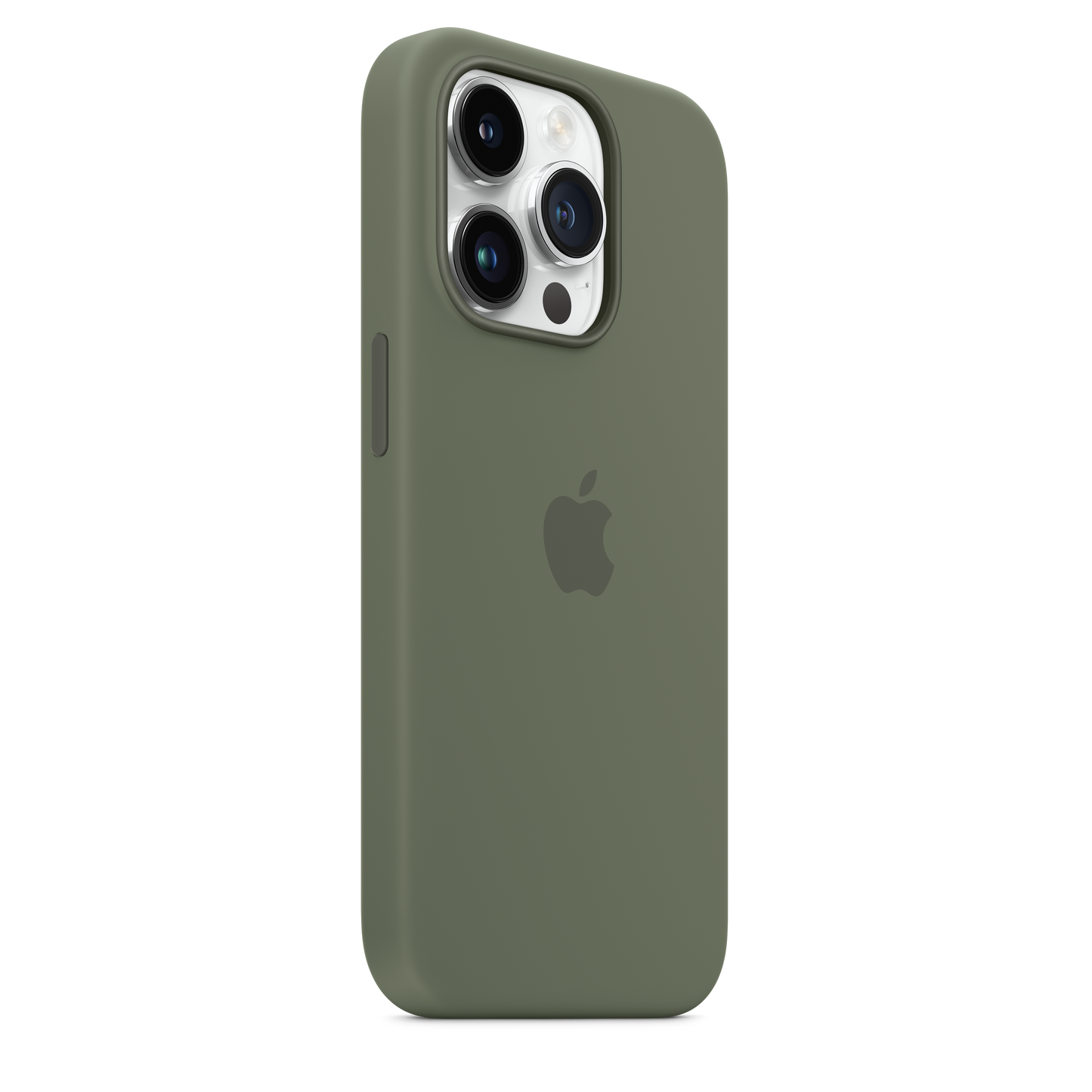 Funda de silicona con MagSafe para el iPhone 14 Pro — Verde oliva - Rossellimac