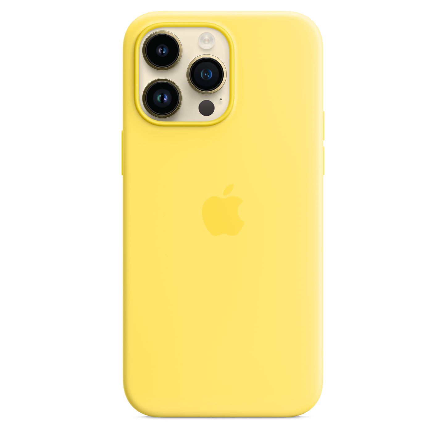 Funda de silicona con MagSafe para el iPhone 14 Pro Max - Amarillo canario - Rossellimac