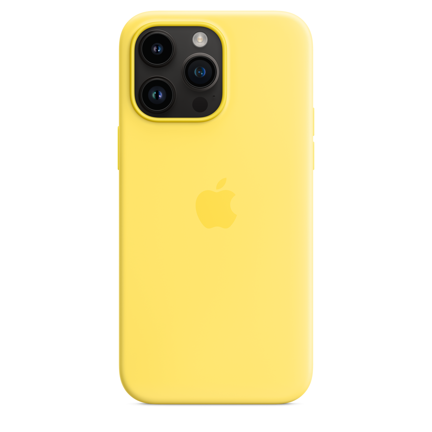 Funda de silicona con MagSafe para el iPhone 14 Pro Max - Amarillo canario - Rossellimac