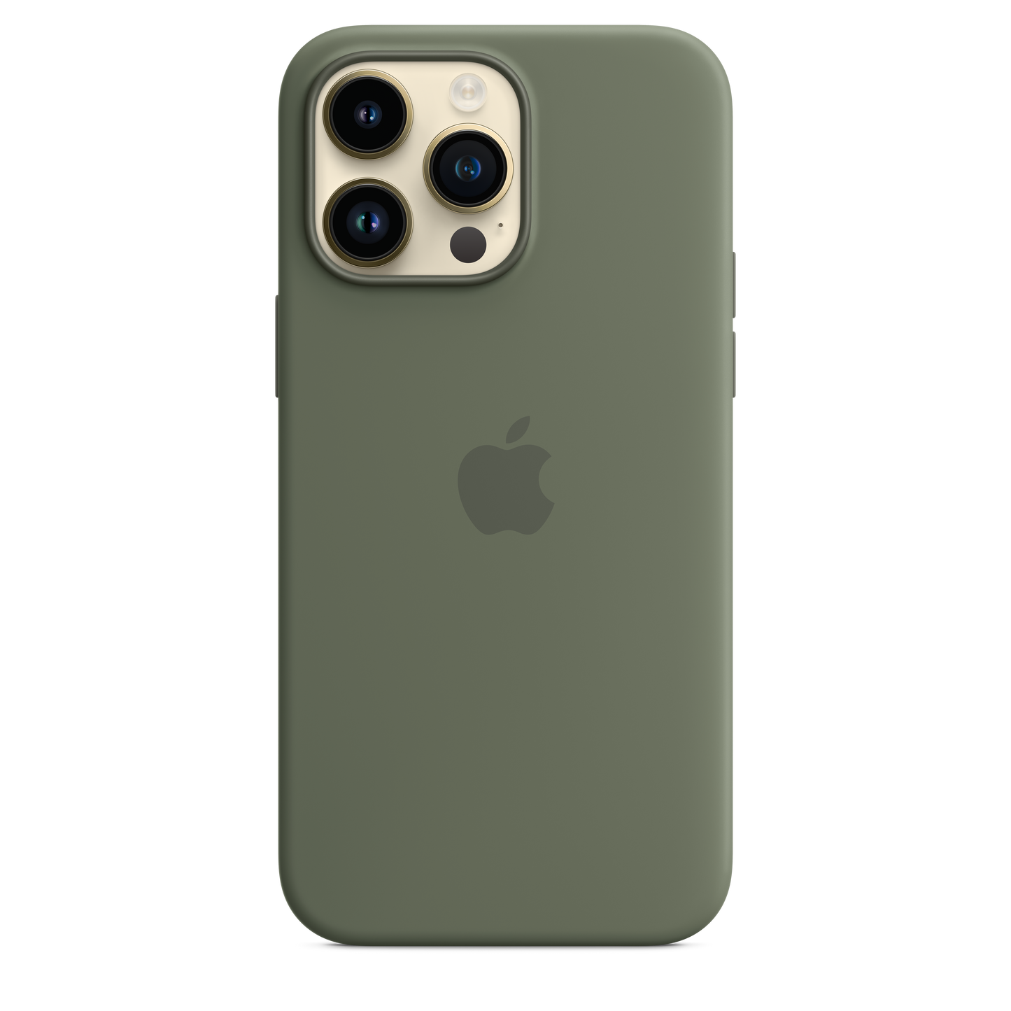 Funda de silicona con MagSafe para el iPhone 14 Pro Max - Verde oliva - Rossellimac