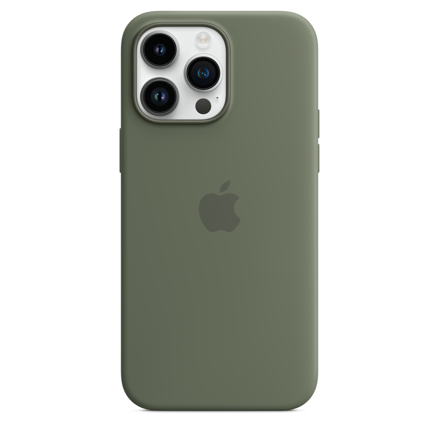 Funda de silicona con MagSafe para el iPhone 14 Pro Max - Verde oliva - Rossellimac