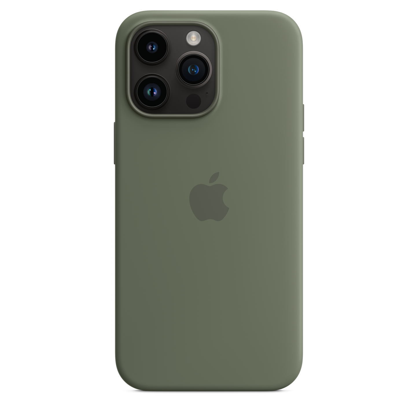 Funda de silicona con MagSafe para el iPhone 14 Pro Max - Verde oliva - Rossellimac