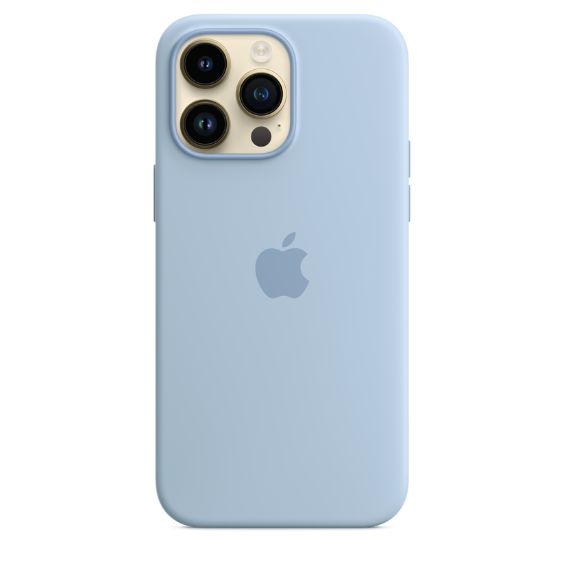 Funda de silicona con MagSafe para el iPhone 14 Pro Max - Azul