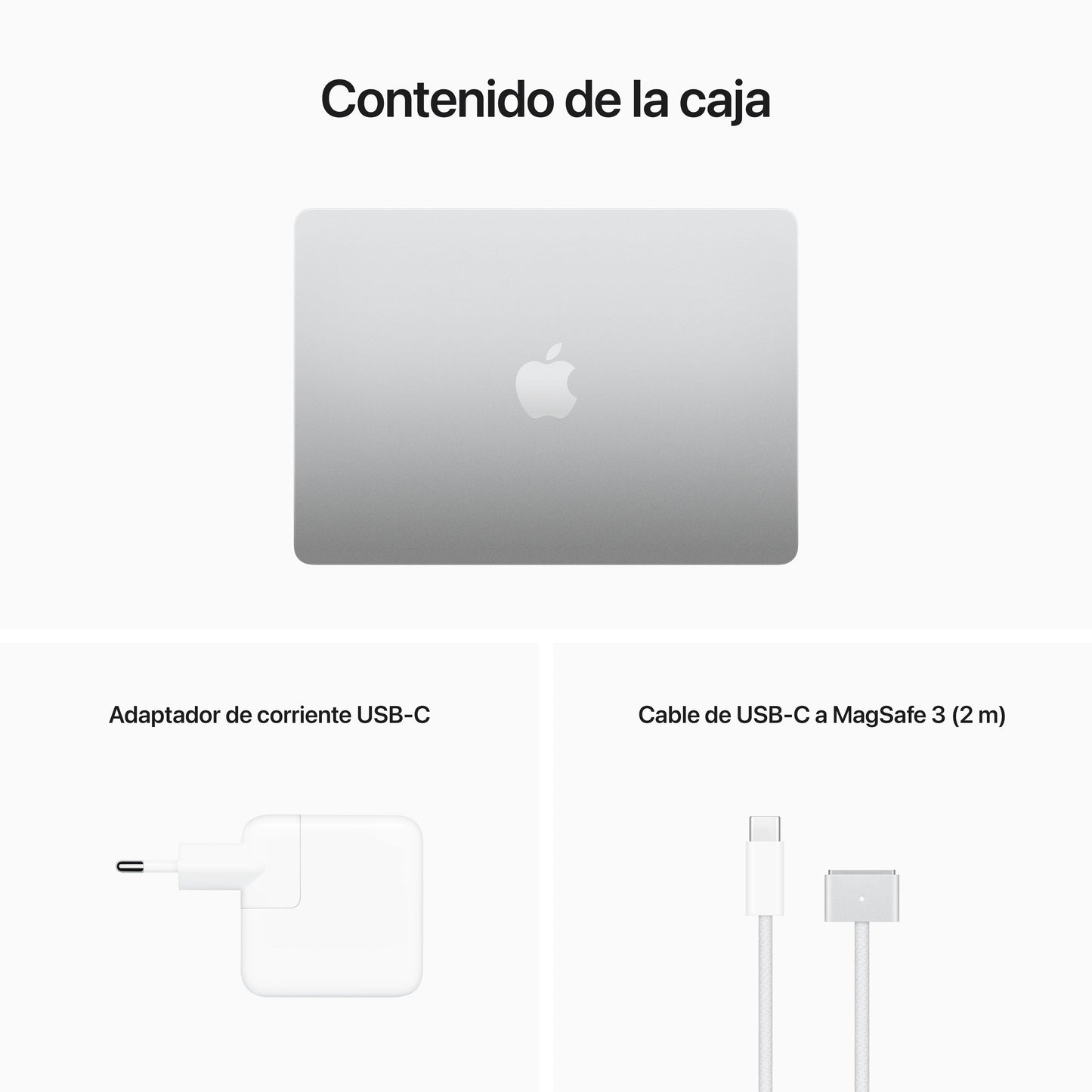 MacBook Air de 13 pulgadas: Chip M2 de Apple con CPU de ocho núcleos y GPU de diez núcleos, 512 GB SSD - Plata - Rossellimac