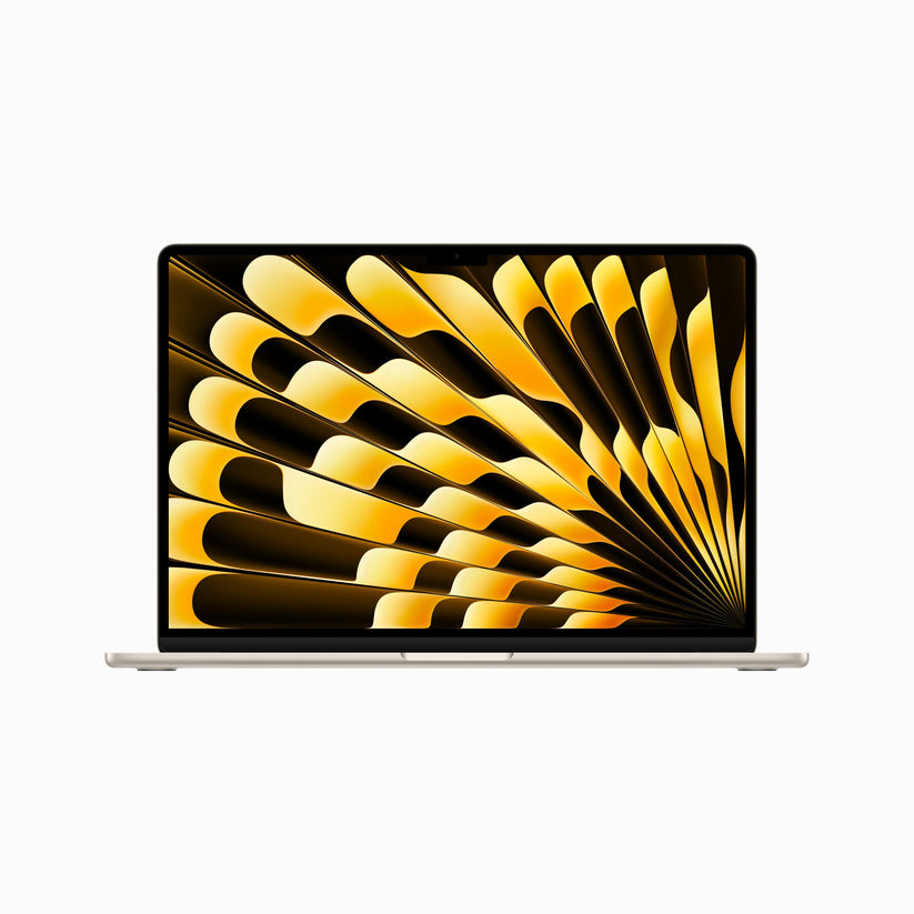 MacBook Air de 15 pulgadas Chip M2 de Apple con CPU de ocho núcleos y GPU de diez núcleos, Blanco estrella, 8GB, 256 GB - Rossellimac