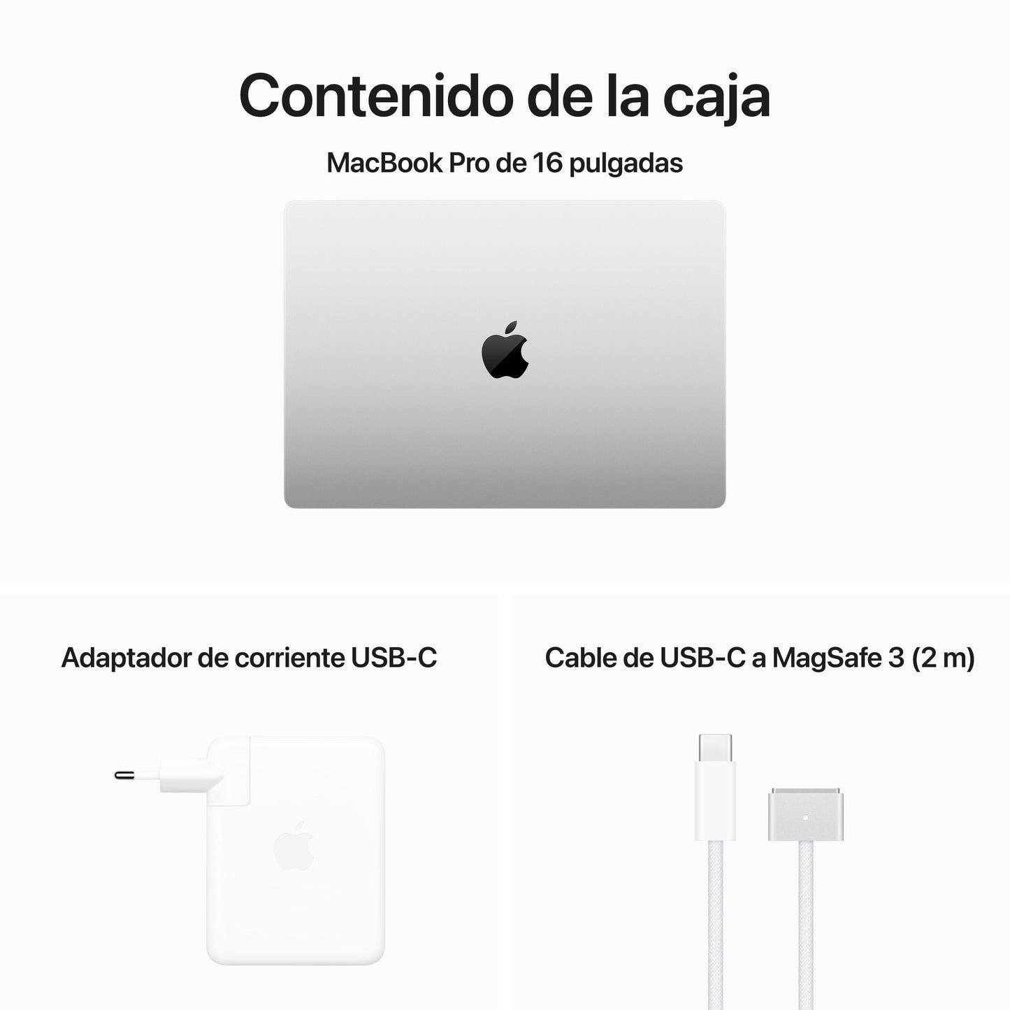 MacBook Pro 16 pulgadas Chip M3 Max de Apple con CPU de 14 núcleos y GPU de 30 núcleos, 36 GB, 1 TB SSD - Plata - Rossellimac