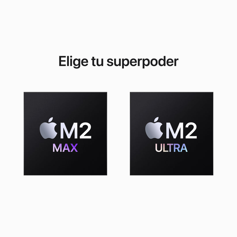 Mac Studio (2023), Chip Apple M2 Ultra - Chip Apple M2 Max - Rossellimac