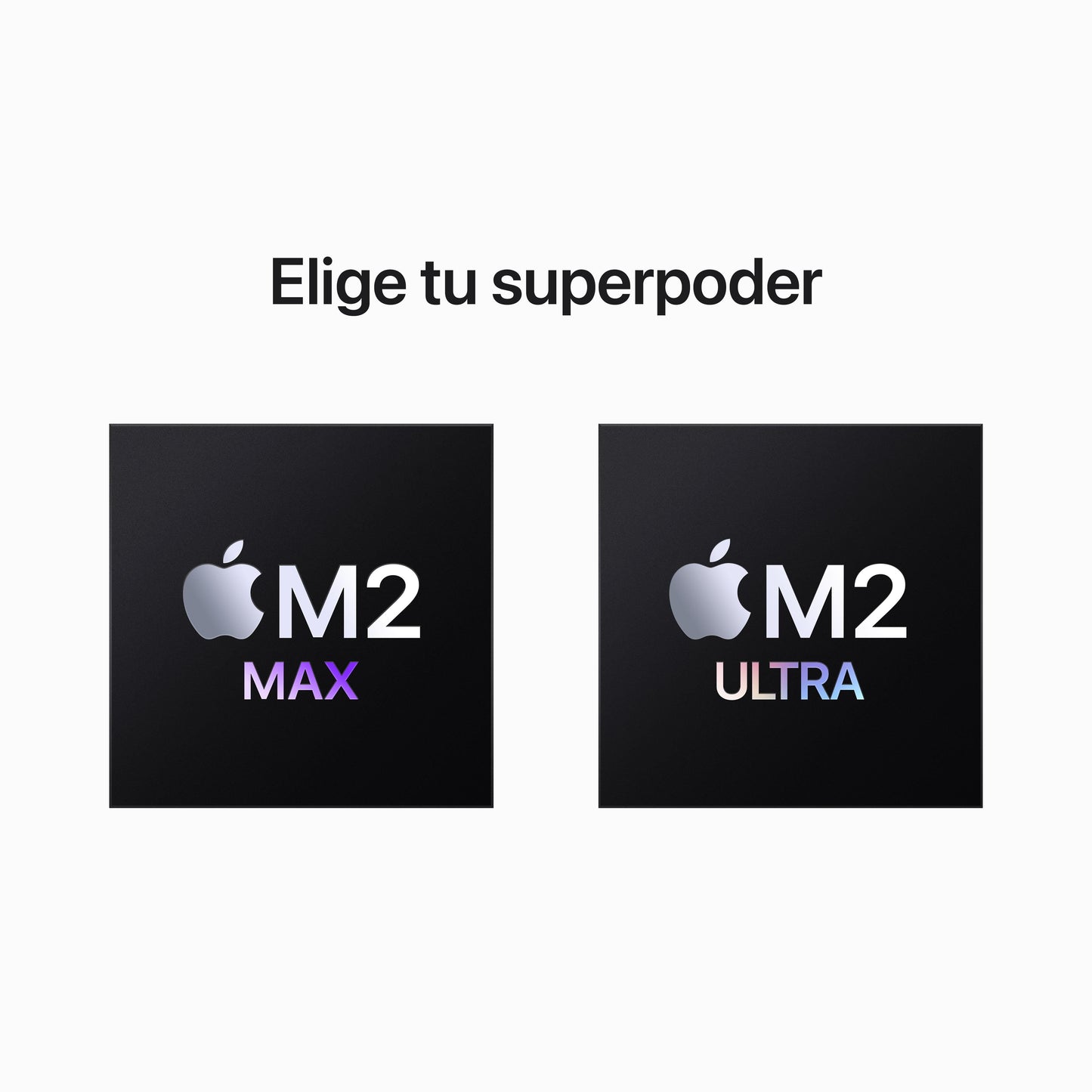 Mac Studio (2023), Chip Apple M2 Ultra - Chip Apple M2 Max - Rossellimac