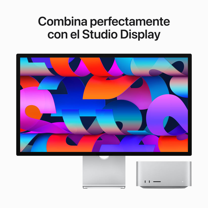 Mac Studio (2023), Chip Apple M2 Ultra con CPU de 24 núcleos, GPU de 60 núcleos y Neural Engine de 32 núcleos, 64GB, 1 TB - Rossellimac