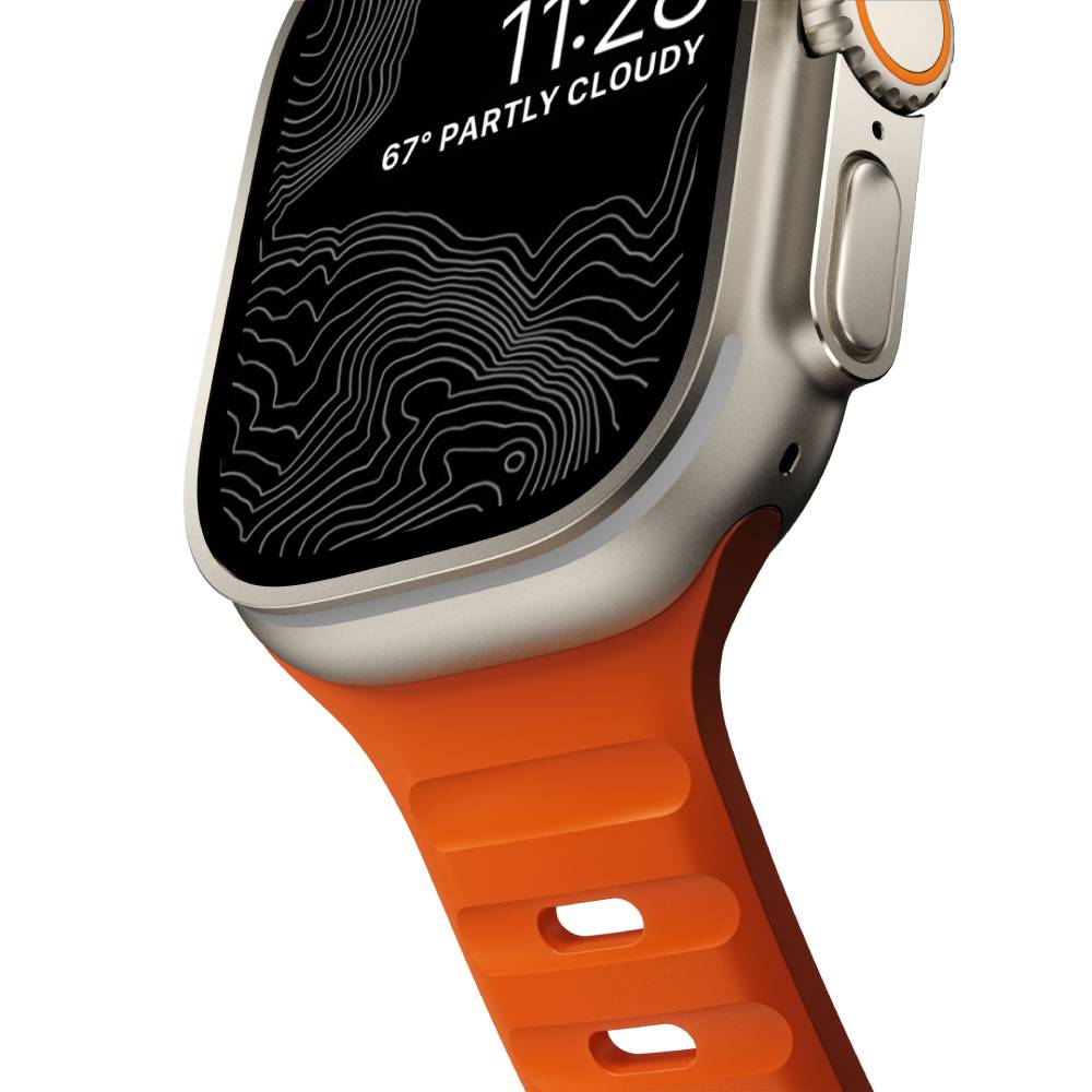 Correa Sport Band para Apple Watch 42/49mm naranja de Nomad