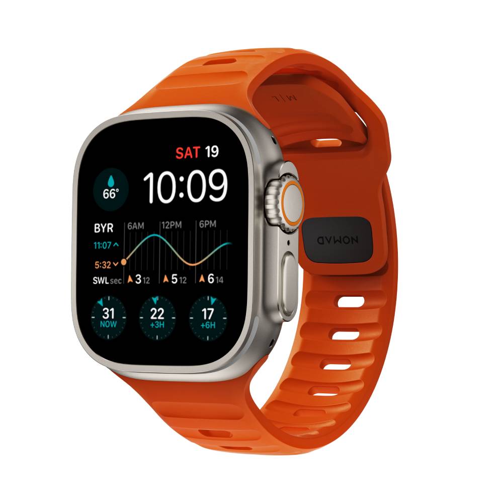 Correa Sport Band para Apple Watch 42/49mm naranja de Nomad