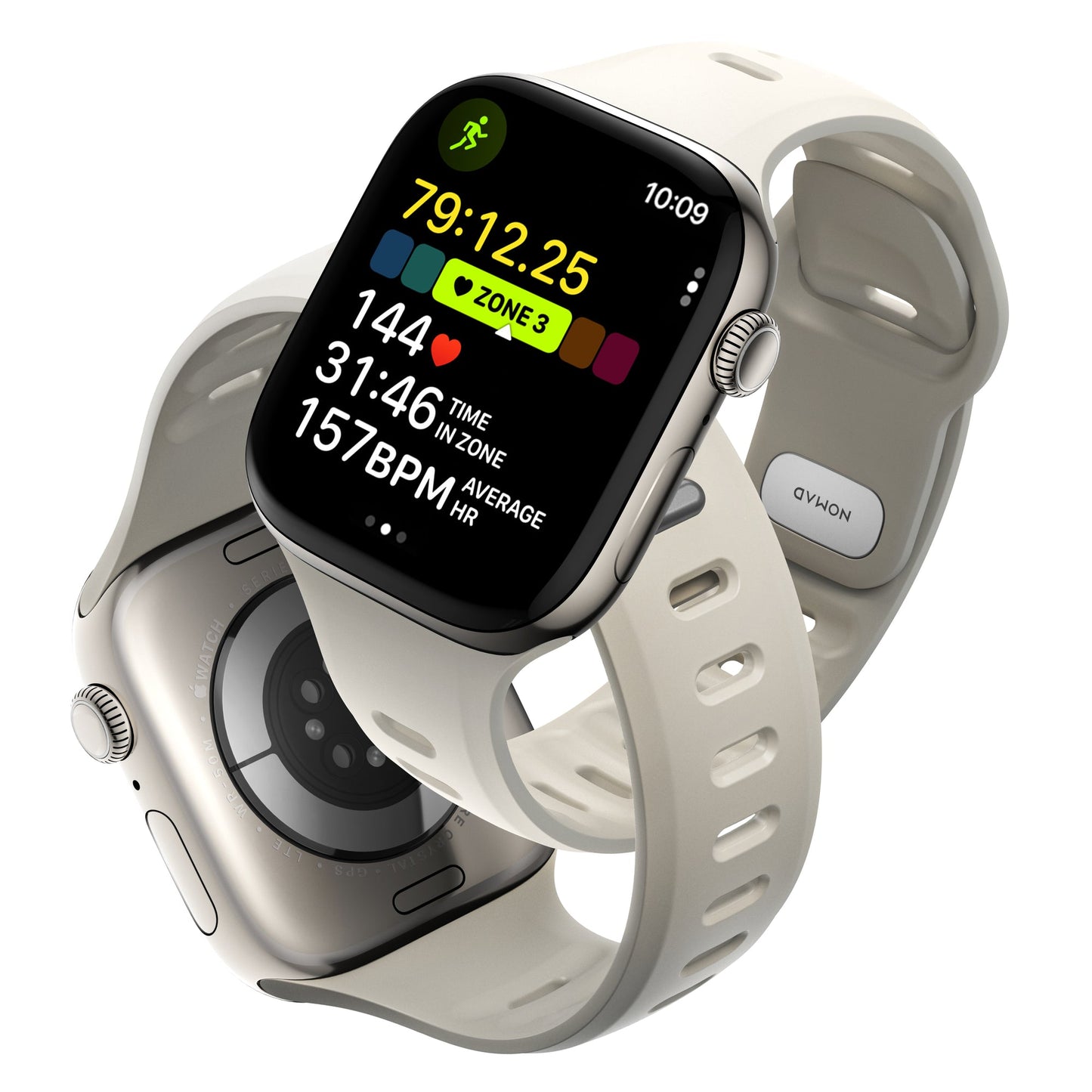 Correa Tempo Band para Apple Watch 46mm beige | Nomad