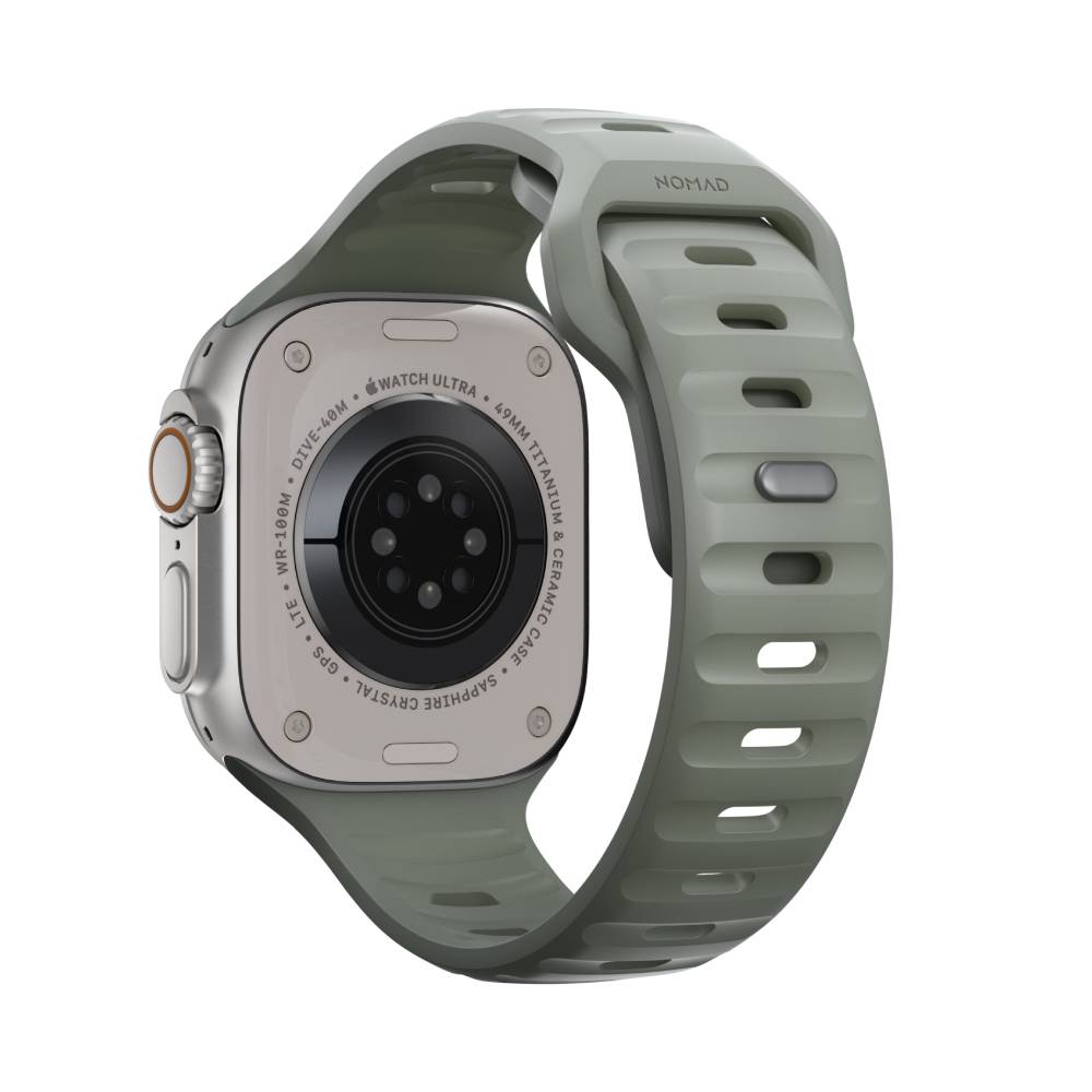 Correa Sport Band para Apple Watch 42/49mm gris de Nomad