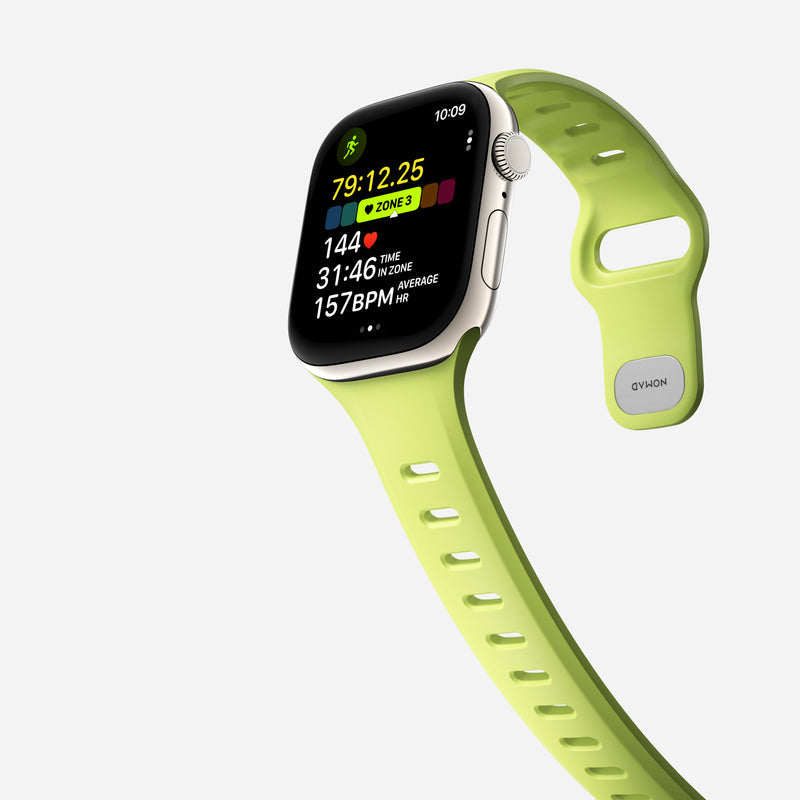 Correa Tempo Band para Apple Watch 49mm verde lima | Nomad