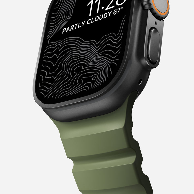 Correa Rocky Point Band para Apple Watch 46/49mm verde | Nomad
