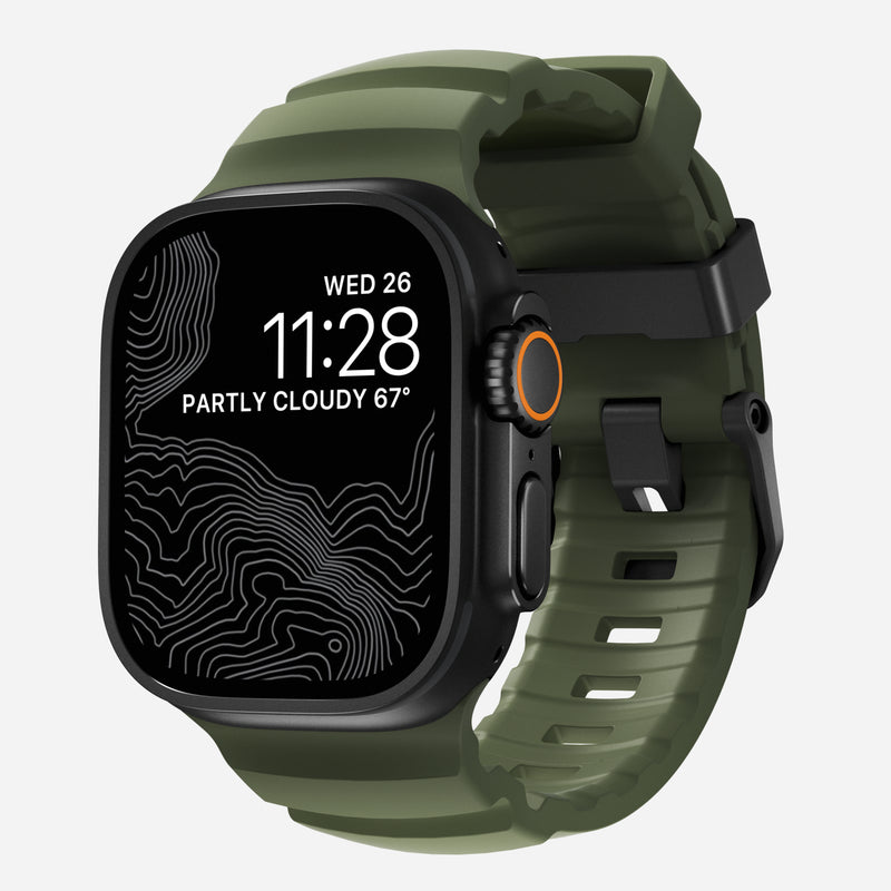 Correa Rocky Point Band para Apple Watch 46/49mm verde | Nomad