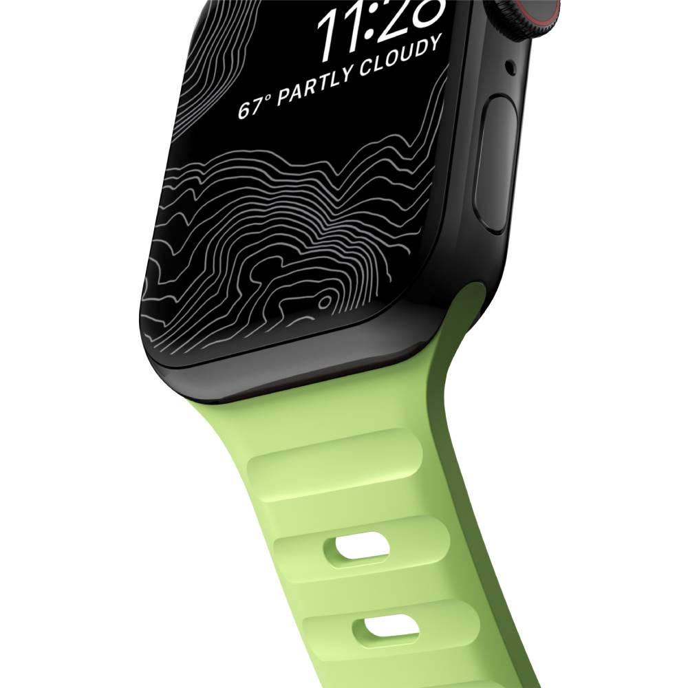 Correa Sport Band para Apple Watch 42/49mm verde de Nomad