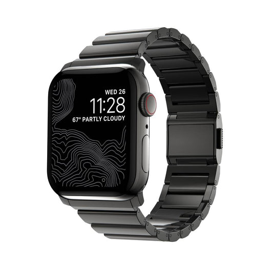 Correa Steel Band para Apple Watch 42/44/45mm grafito de Nomad