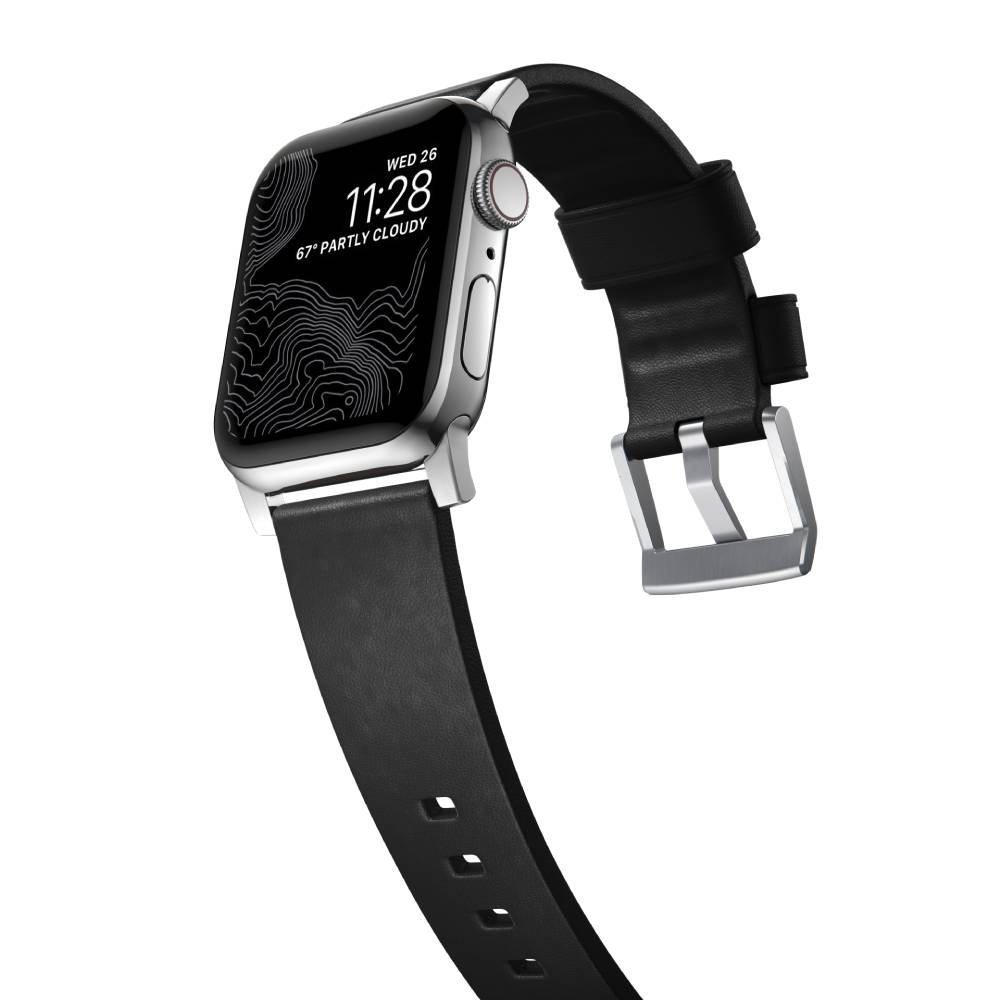 Correa Active Strap Pro para Apple Watch 42mm/44mm negro/plata de Nomad