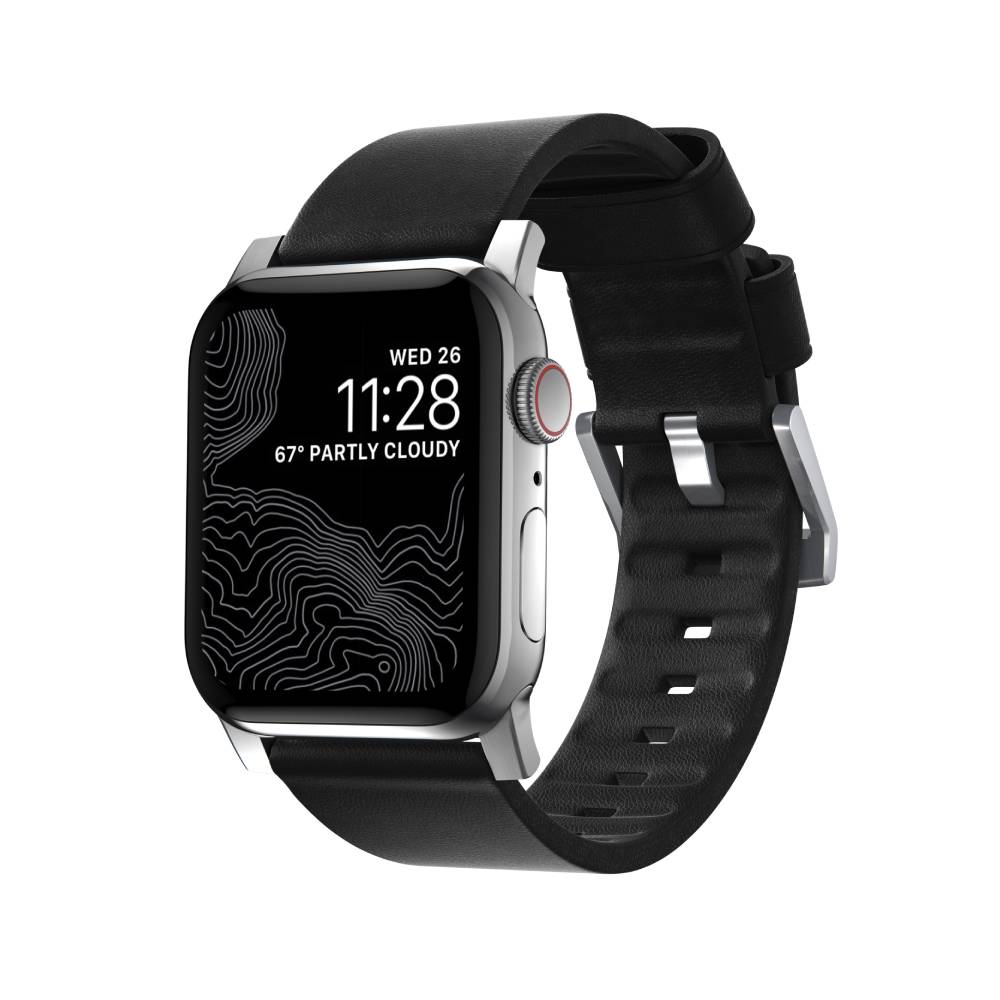 Correa Active Strap Pro para Apple Watch 42mm/44mm negro/plata de Nomad