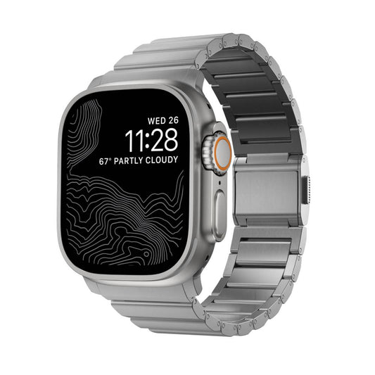 Correa Titanium Band para Apple Watch 42/44/45/49mm natural de Nomad