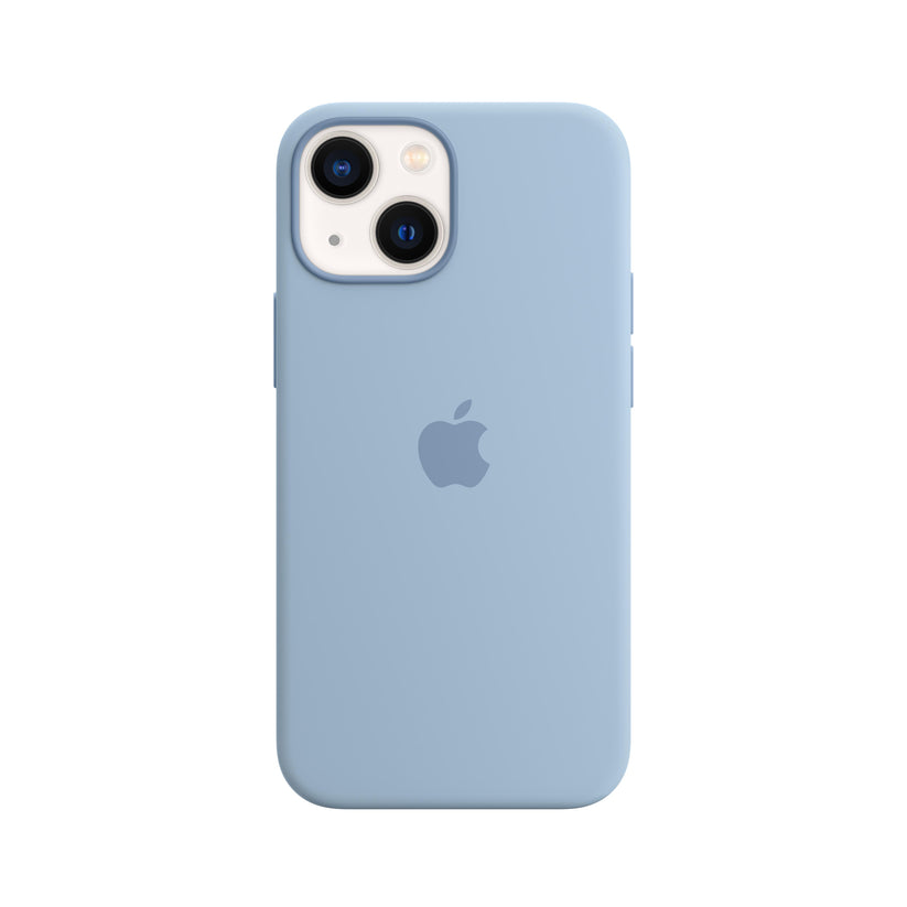 Funda de silicona con MagSafe para el iPhone 13 mini - Azul niebla - Rossellimac