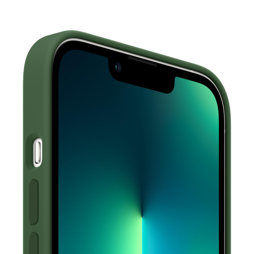 Estuche de silicona con MagSafe para el iPhone 13 Pro - Verde trébol - Rossellimac