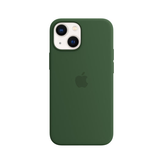 Estuche de silicona con MagSafe para el iPhone 13 mini - Verde trébol - Rossellimac