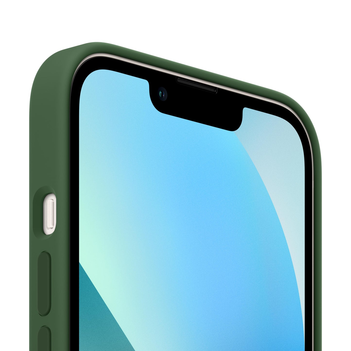 Estuche de silicona con MagSafe para el iPhone 13 mini - Verde trébol - Rossellimac