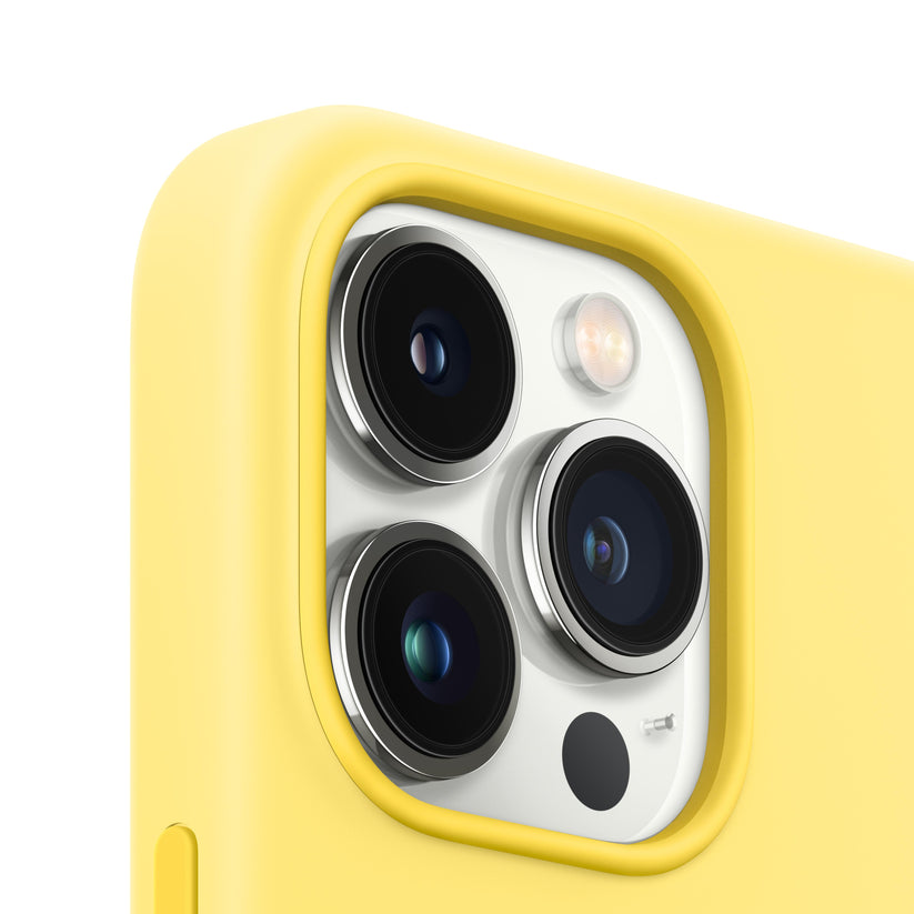 Funda de silicona con MagSafe para el iPhone 13 Pro - Ralladura de limón - Rossellimac
