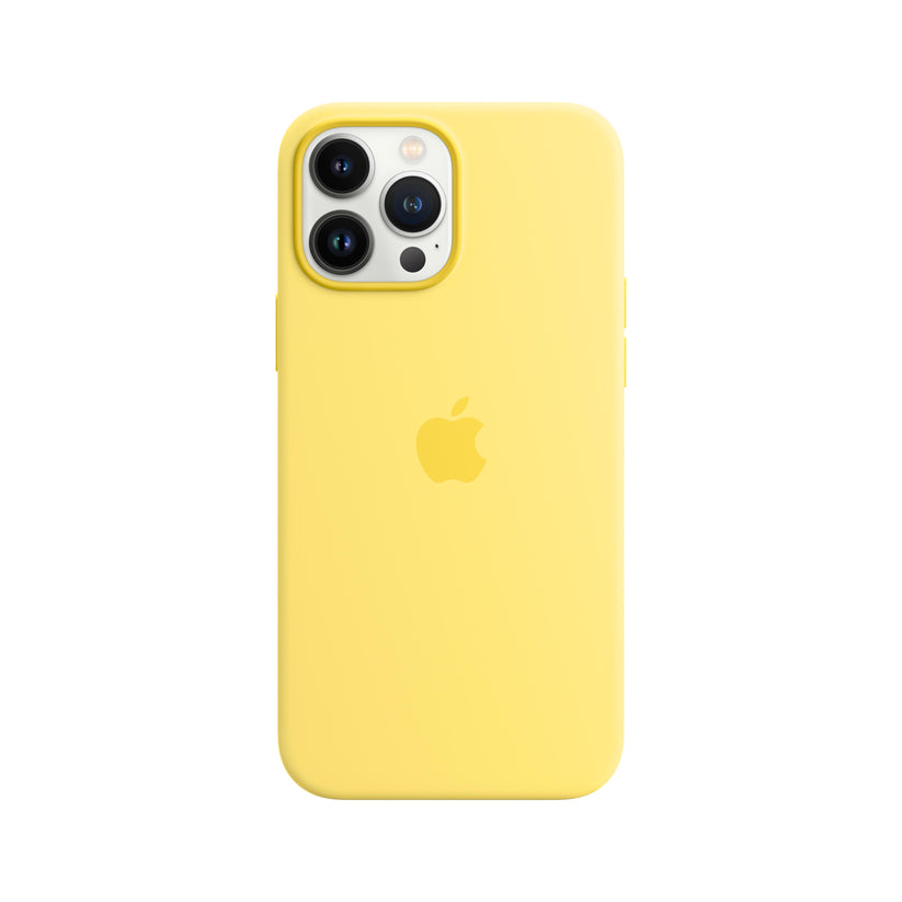 Funda de silicona con MagSafe para el iPhone 13 Pro Max - Ralladura de limón - Rossellimac
