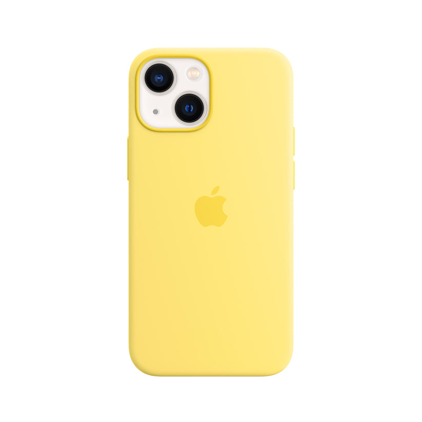 Funda de silicona con MagSafe para el iPhone 13 mini - Ralladura de limón - Rossellimac